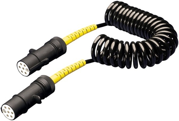 Coiled Cable Spiraalühenduskaabel 24V sised