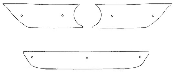 Trim/Protective Strip, radiator grille VW Passat (CC) 2008-