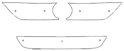 Trim/Protective Strip, radiator grille VW Passat (CC) 2008-