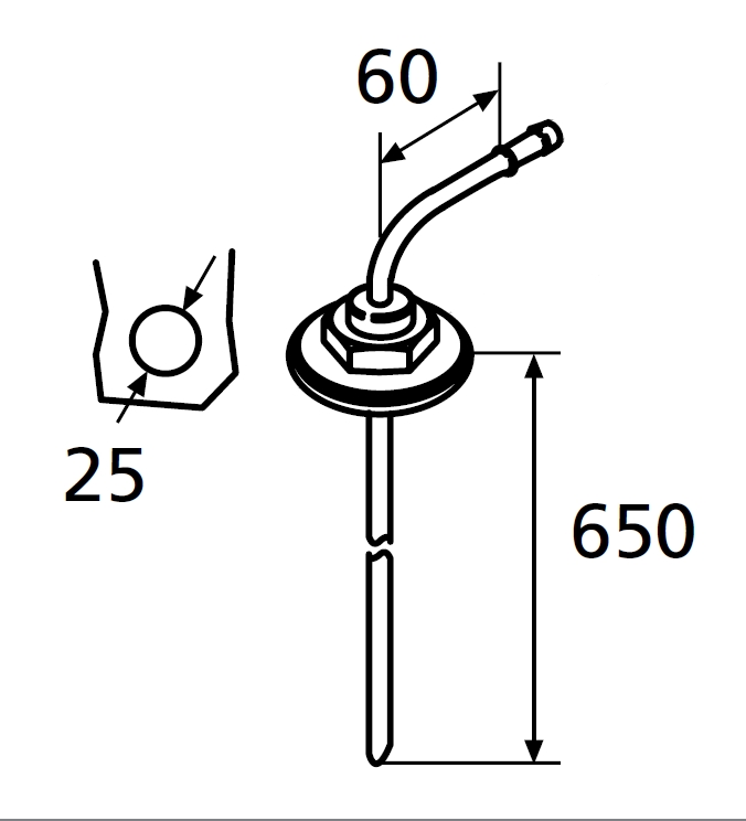 Fuel outlet, fuel tank 