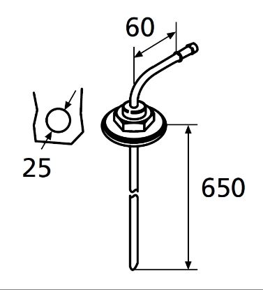 Fuel outlet, fuel tank 