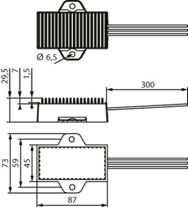 Control Unit, lights LED-suunatuledele 12V