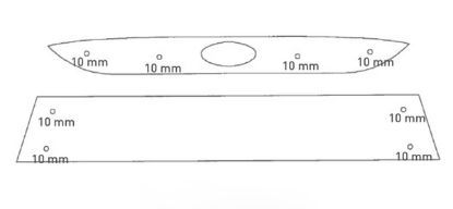 Trim/Protective Strip, radiator grille Ford S-Max 06-10
