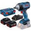 Electrical Tool Set (rechargeable) GDS 18V-300 C, 2x4.0Ah ProCORE18V, GAL 18V-40, 300