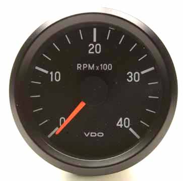 Revolution Counter 12V 80mm 0 - 4000 p/min