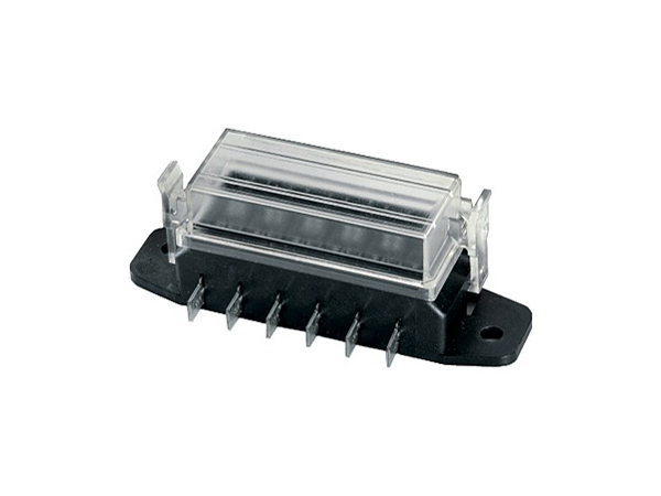 Fuse Box klaaskaanega, 6-le kaitsmele
