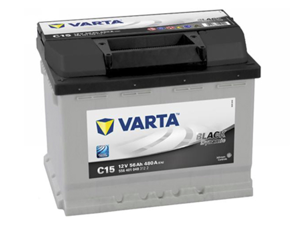Starter Battery 56Ah 480A 242*175*190 + - BLACK dynamic