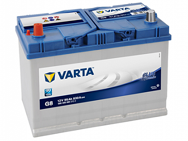 Starter Battery 95Ah 830A 306*173*225 + - BLUE dynamic