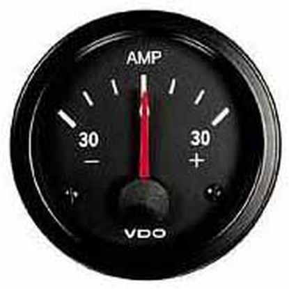 Ammeter -30A - +30A  52mm must IP64