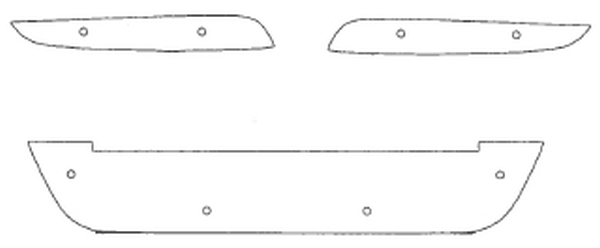 Trim/Protective Strip, radiator grille Hyundai i30 2007-2009