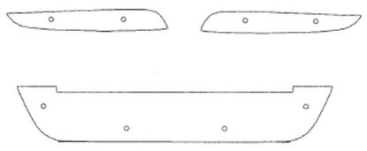 Trim/Protective Strip, radiator grille Hyundai i30 2007-2009