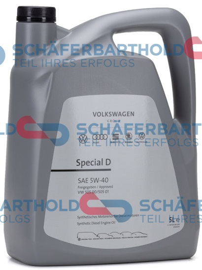 Engine Oil 5W-40, VW 505.01, Special D, Diisel, 5L