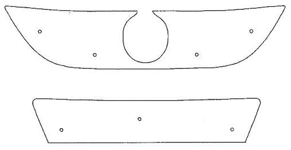 Trim/Protective Strip, radiator grille VW Golf Plus 2005-2009