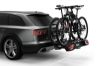 Bike Rack, trailer hitch carrier VeloSpace XT 2 (2 kuni 3 rattale, 13pin), must