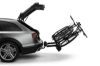 Bike Rack, trailer hitch carrier VeloSpace XT 2 (2 kuni 3 rattale, 13pin), must