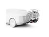 Bike Rack, trailer hitch carrier EasyFold 3 2bike (2 rattale, 13pin)