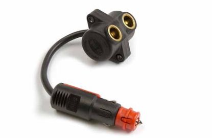 Electric Cable, cigarette lighter connection Pistik topeltpistikupesaga 12c