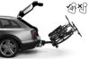Bike Rack, trailer hitch carrier EasyFold XT F 2 (2 rattale,13pin) - FIX4BIKE