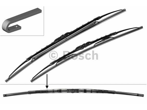 Wiper Blade TWIN 801S SET spoiler 600/530mm