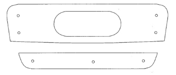 Trim/Protective Strip, radiator grille Audi A3 2005-2008/A3 Sportback 2004-2008