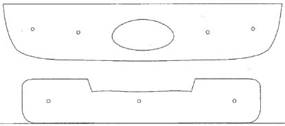 Trim/Protective Strip, radiator grille Kia Sportage 2007-2010