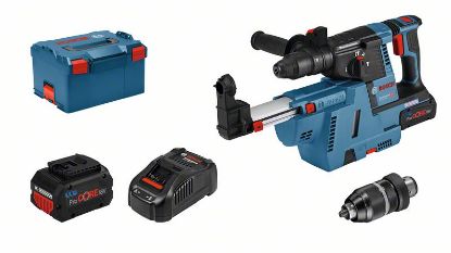Electrical Tool Set (rechargeable) GBH 18V-26 F + GDE 18V-26 LB, 2x5.5PrC, 1880CV, 18