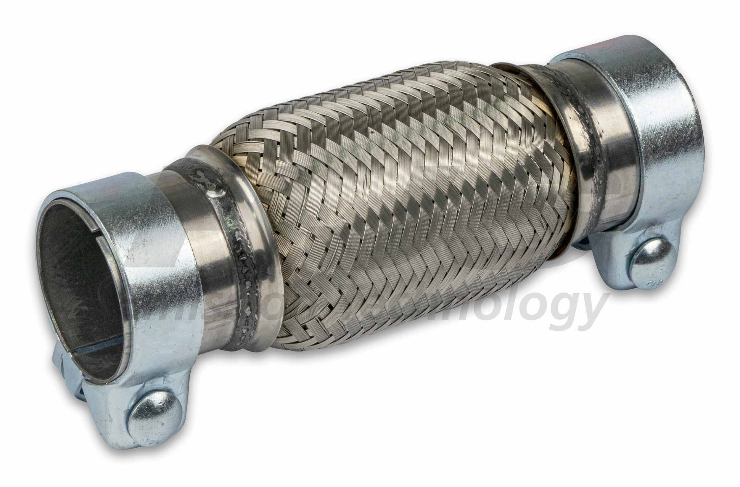 Flex Hose, exhaust system 64x250mm punutud sisu klambritega