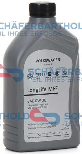Engine Oil 0W-20, VW 508.00, , VW 509.00, 1L