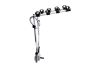 Bike Rack, trailer hitch carrier HangOn 4 (4 rattale, kallutusega)