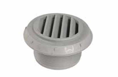 Air nozzle, auxiliary heater AIR-OUTLET D60 45 DEGREES GREY