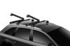 Ski Holder, roof rack SnowPack Extender, 5-le suusapaarile (62,5cm),must
