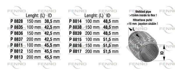 Flex Hose, exhaust system 