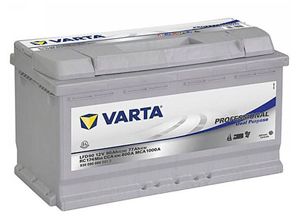 Starter Battery 90Ah 800A 350*175*190 - + Käivitusaku/Toiteaku