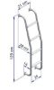 Ladder, roof rack (tailgate) Omnistor 4 aste, minibussile