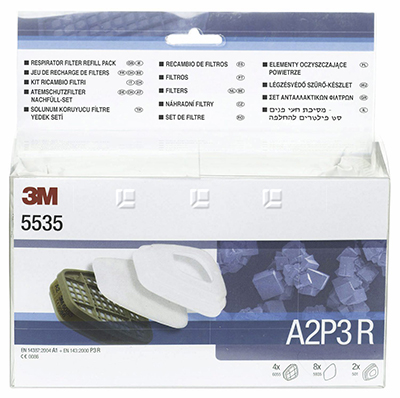 Filter, respiratory mask Varufiltrid 4xA2 + 8xP3 + filtri hoidjad