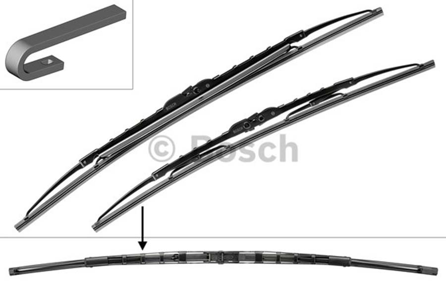 Wiper Blade TWIN 584S SET spoiler 530/475mm