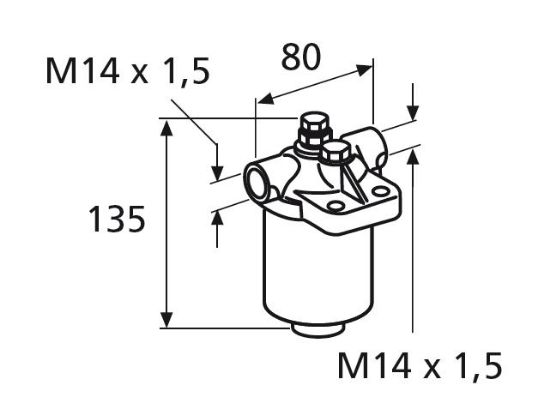 Fuel filter, auxilliary heater 