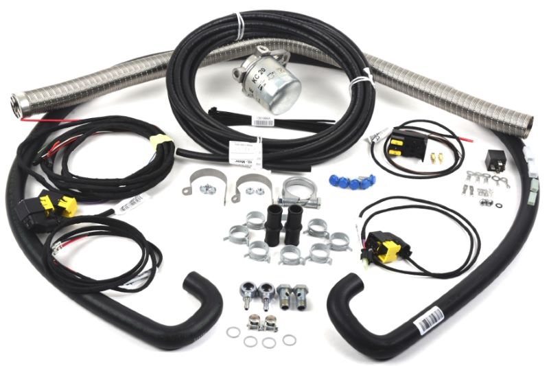 Assembly kit, auxilliary heater 