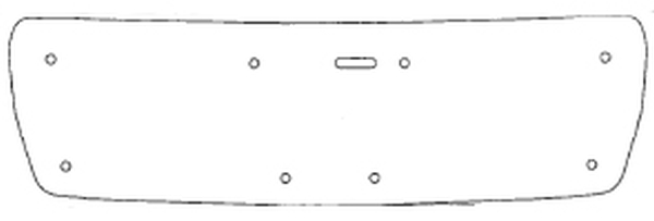 Trim/Protective Strip, radiator grille MB E 1995-1999