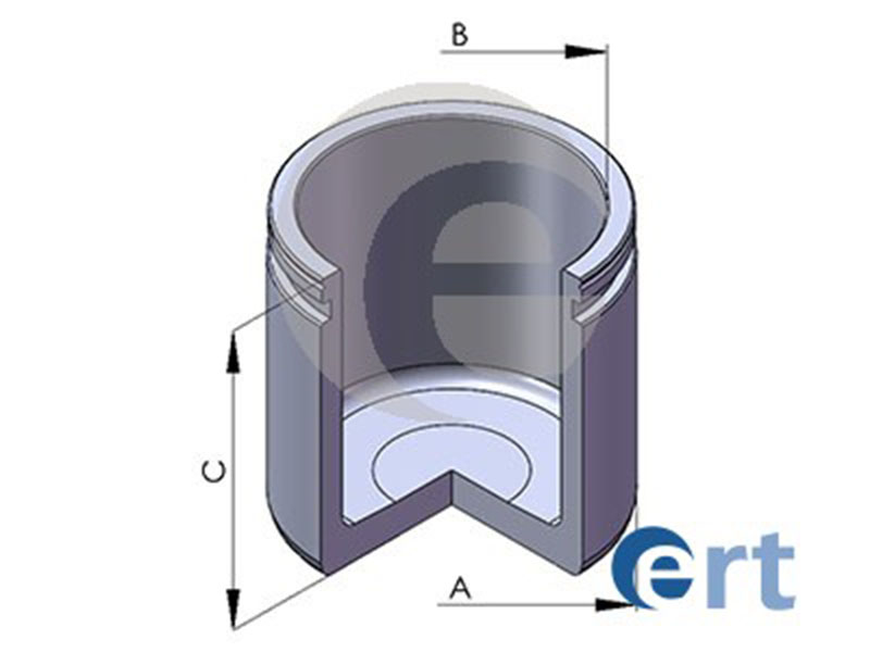Piston, brake caliper 