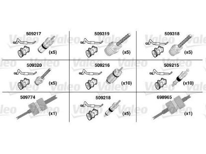 Seal, coolant tube AC ventiilide komplekt