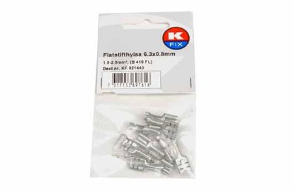 Terminal, electric universal parts plaat 6.3x0.8mm lukustuv 1.5-2.5mm2 EMA  10tk