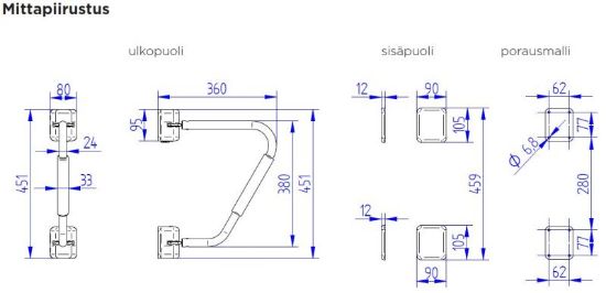 Door Lock Security Handrail Standard