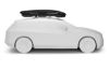 Roof Box (232x92x37cm; 450L), Black Glossy