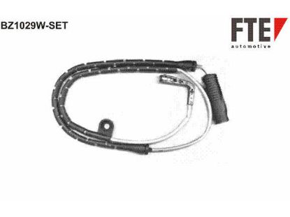 Warning Contact, brake pad wear 