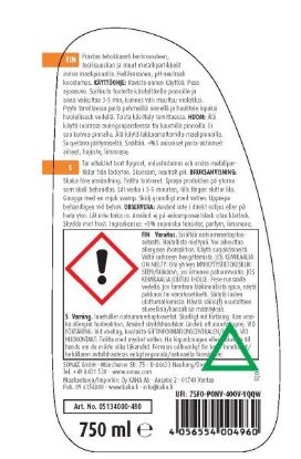 Polish Fallout Cleaner (rauaeemaldusvahend) 750ml