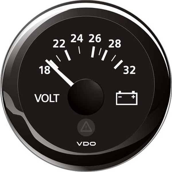 Voltmeter Voltmeeter 18-32V, 52mm. must