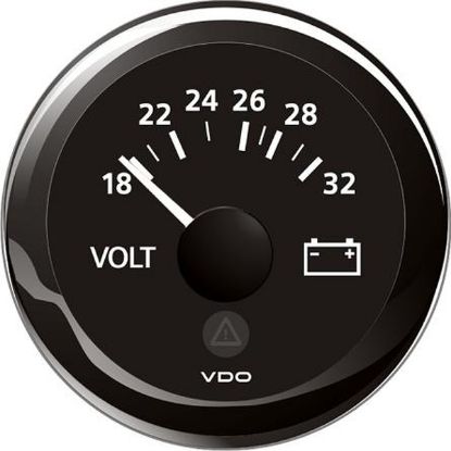Voltmeter Voltmeeter 18-32V, 52mm. must