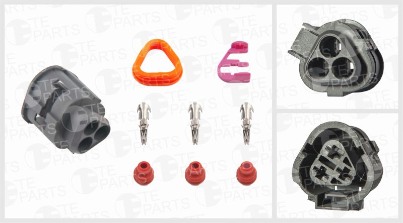 Cable Connector Kit 3 PIN komplekt VAG 1J0973203
