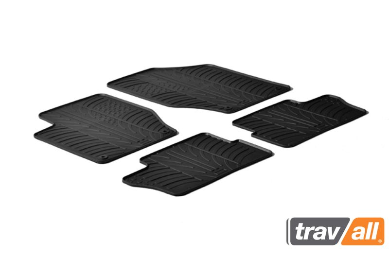 Non-skid Inset Mat PEUGEOT 307 (01-05) / 308 (07-13)4PC+F